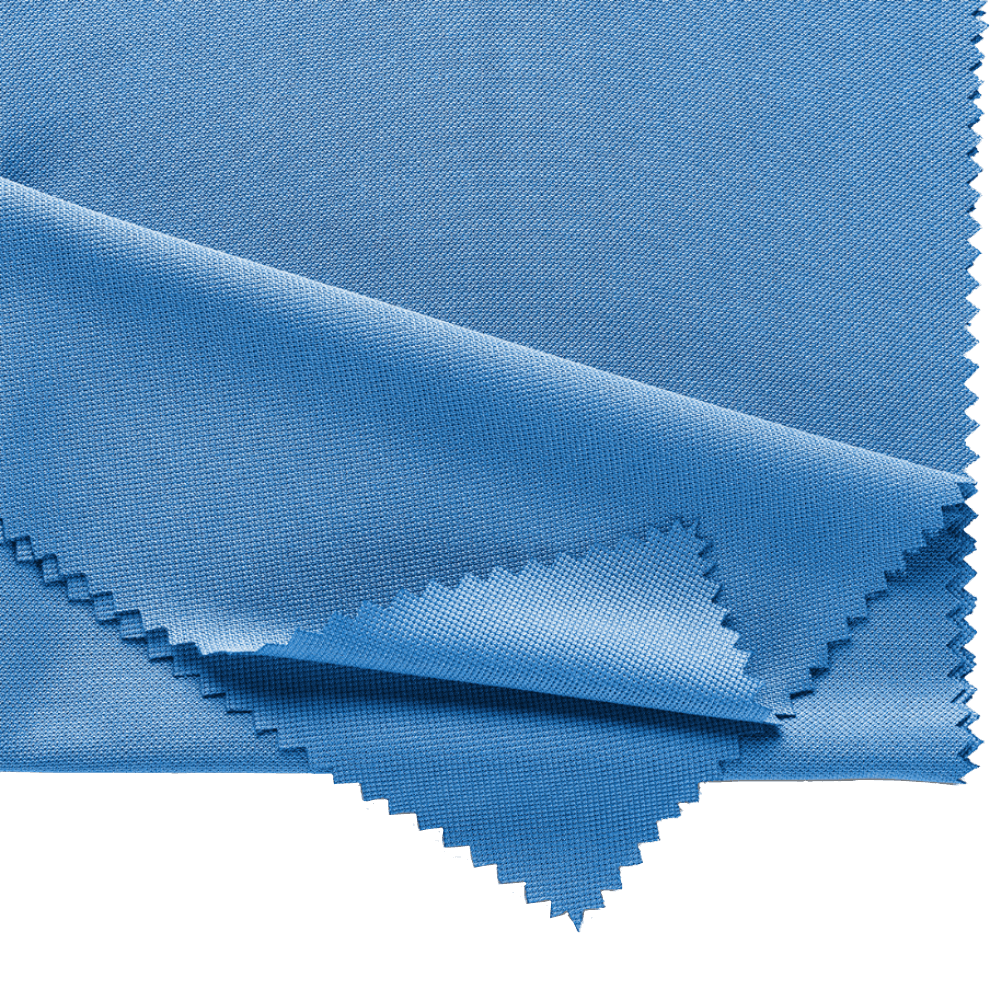 Ultra-Microfaser Glaspolish Tuch in Blau, XL-Format 70x50 cm für streifenfreie Glasreinigung.