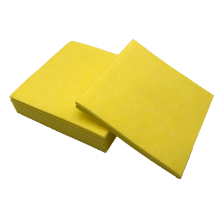 Allzweck-Vliestücher Gelb im 200er Vorteilspack, 1/4-Faltung, OEKO-TEX® zertifiziert für Großverbraucher.