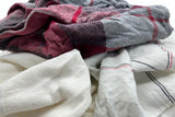 Premium Flanell-Stoff: Hochwertige, weiche Industrieputzlappen aus bunter Flanell-Bettwäsche im Großhandel-Pack.
