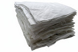 Gestanzte Kattun-Putzlappen Weiß: Premium-Qualität, gleichmäßig geschnitten 40 x 40 cm, nach DIN 61650 für effizientes Arbeiten.