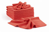 PROFI Microfasertücher Rot 40x40cm, 300g/m² Putztücher für WC & Sanitär, robuste Overlock-Naht, bis 95°C waschbar & trocknergeeignet, Reinigungstuch Set für Gewerbe.