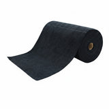 Schwarze Mikrofasertuch-Rolle mit 75 perforierten Premium-Tüchern (30x30 cm) zum Abreißen – besonders strapazierfähig, saugstark und ideal für Werkstatt, KFZ-Pflege und grobe Verschmutzungen.